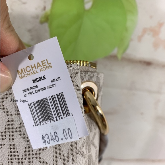 Michael Kors Nicole Large Triple Compartment Bag - Picture 8 of 9